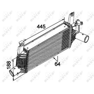 Ladeluftkühler NRF 30527