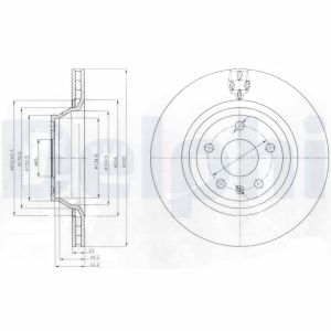 Bremsscheibe DELPHI BG4090