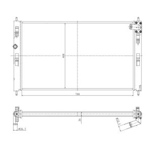 Kühler, Motorkühlung NRF 550023