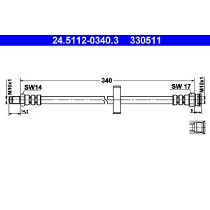 Remleiding ATE 24.5112-0340.3
