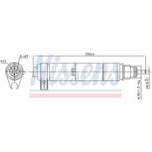 Droger, airconditioningsysteem NISSENS NIS 95346