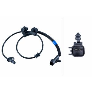 Sensor do ABS, dianteiro/traseiro, esquerdo/direito  HELLA 6PU 358 268-311
