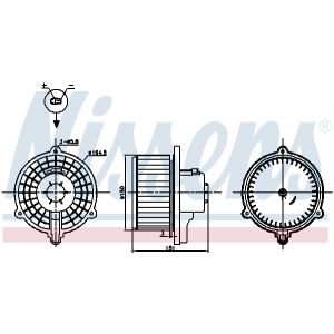 Innenraumgebläse NISSENS 87388