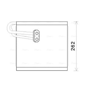 Évaporateur, climatisation AVA COOLING HYV371