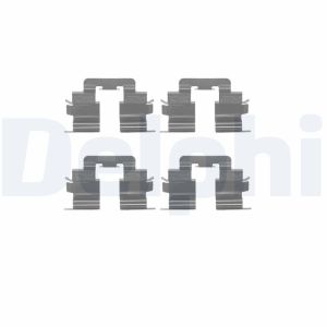Kit de acessórios, pastilha de travão de disco DELPHI LX0310