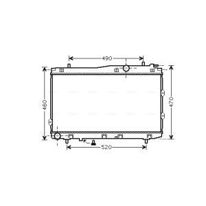 Motorkühler AVA COOLING KA2086