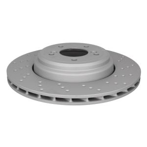 Disco de freno ATE 24.0124-0232.2 hinten, ventilado , altamente carbonizado, 1 Pieza