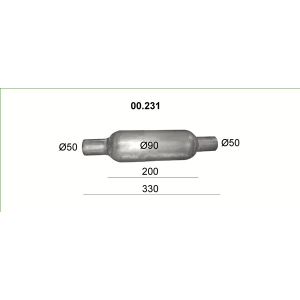 Endschalldämpfer 4MAX 0219-01-00231