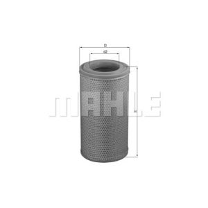 Filtro de ar MAHLE LX 1629
