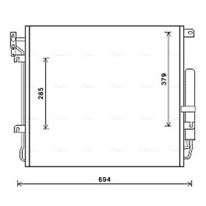 Kondensator, Klimaanlage AVA COOLING AUA5209D