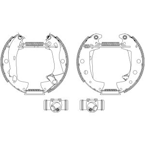 Jeu de mâchoires de frein Shoe Kit Pro TEXTAR 84000100