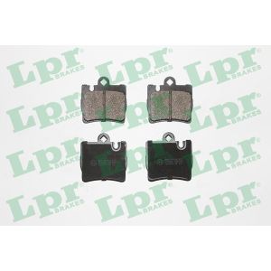 Set di pastiglie freno LPR LPR05P900, indietro