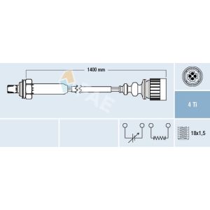 Sonde lambda FAE 77186