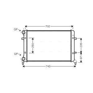 Motorkühler AVA COOLING VN2204