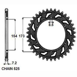 équipement, derrière SUNSTAR SUNR1-4695-43