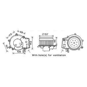Ventilador da cabina AVA COOLING MS8643