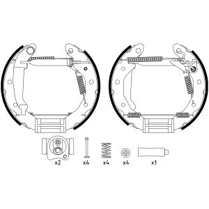 Bremsbackensatz TEXTAR 84054000
