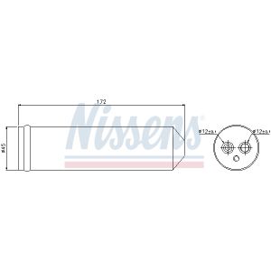 Secador, aire acondicionado NISSENS 95440