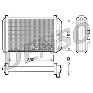 Warmtewisselaar, interieur verwarming DENSO DRR09033