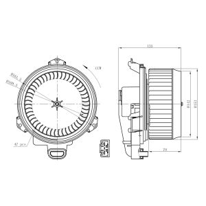 Ventilatore interno NRF 34296