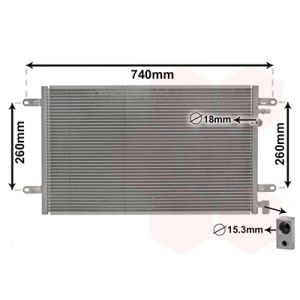 Condenseur (climatisation) VAN WEZEL 03005237