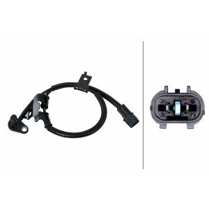 Snelheidssensor, ABS HELLA 6PU 358 252-121