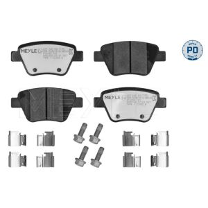 Bremsbelagsatz, Scheibenbremse MEYLE 025 245 6317/PD