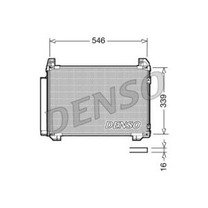 Condensatore, impianto di climatizzazione DENSO DCN50025