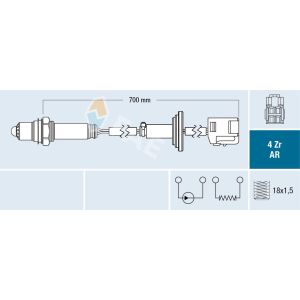 Sonda lambda FAE 75638