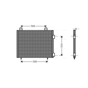 Kondensator, Klimaanlage AVA COOLING AU5141