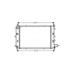 Arrefecedor do motor AVA COOLING FD2151