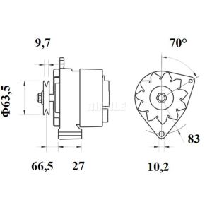 Dynamo / Alternator LETRIKA MG 374