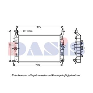 Motorkühler AKS DASIS 150114N