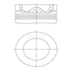 Pistone MAHLE 011 PI 00109 000