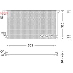 A/C-kondensor DENSO DCN21014