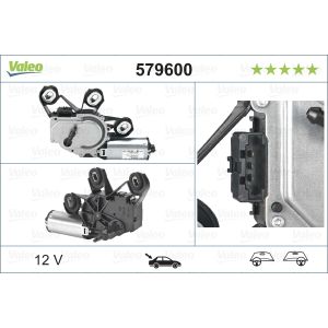 VALEO Motorino Tergicristallo Posteriore 579600 Per Mercedes Classe C - Qualità Originale