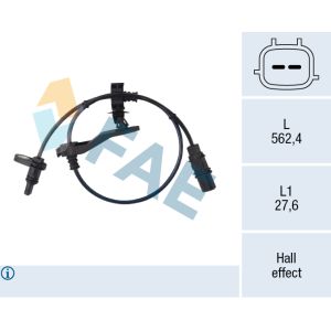 ABS-sensor FAE 78689
