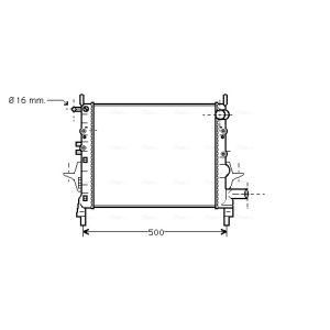 Arrefecedor do motor AVA COOLING RTA2217