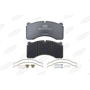 Bremsbelagsatz, Scheibenbremse BERAL BCV29124TK