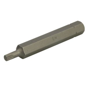 Insert de tournevis hexagonal TORX TOPTUL 10 mm 12 pans, spline TM5 Longueur: 75mm