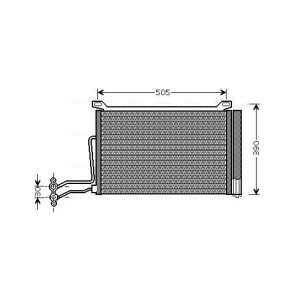 Condensador, ar condicionado AVA COOLING BW5264D