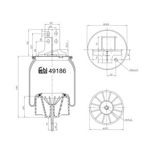 Luftfederbalg FEBI BILSTEIN 49186