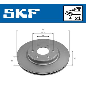 Bremsscheibe SKF VKBD 81313 V1