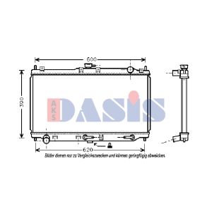 Motorkühler AKS DASIS 111300N