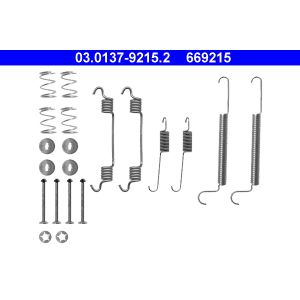 Tarvikesarja, jarrukengät ATE 03.0137-9215.2