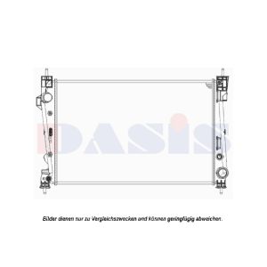 Motorkühler AKS DASIS 010014N