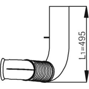 Uitlaatpijp DINEX 53127