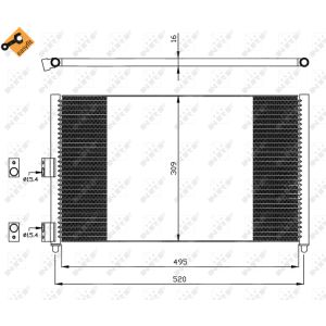 Kondensor, luftkonditionering NRF 35502