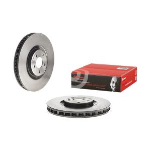 Bremsscheibe BREMBO 09.D939.11, vorne, belüftet, geschlitzt, hochkarbonisiert, 1 Stück