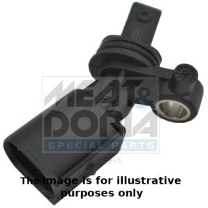 Sensor do ABS traseiro, direito MEAT & DORIA 90951E